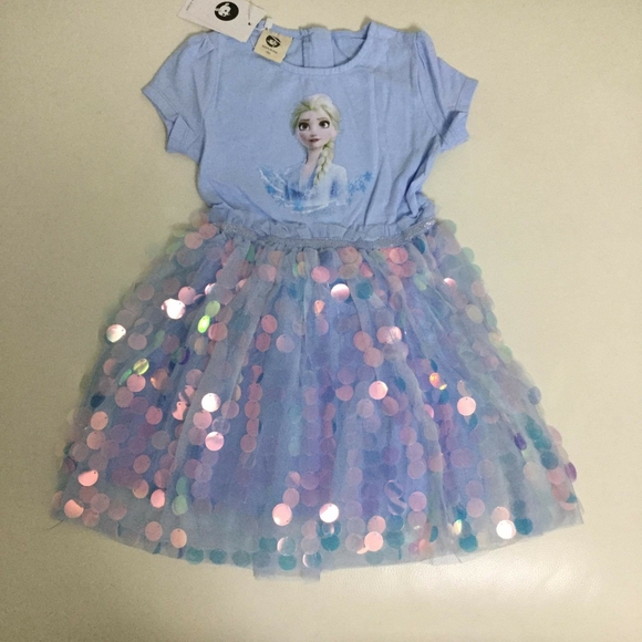 Frozen Elsa sparkly sequin dress - Picture 2 of 7